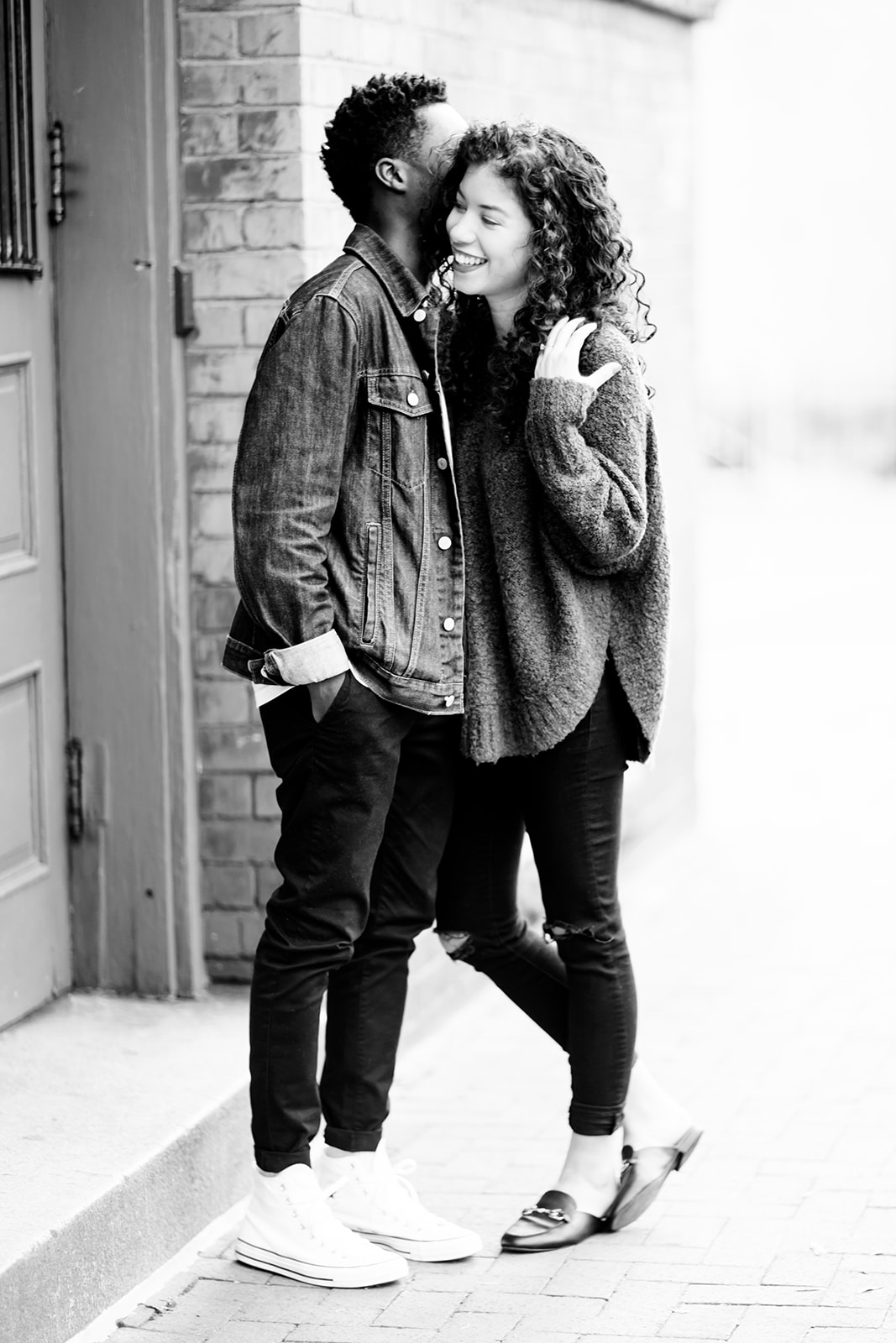 Urban RVA Engagement Shoot with Golden Light - Image Property of www.j-dphoto.com
