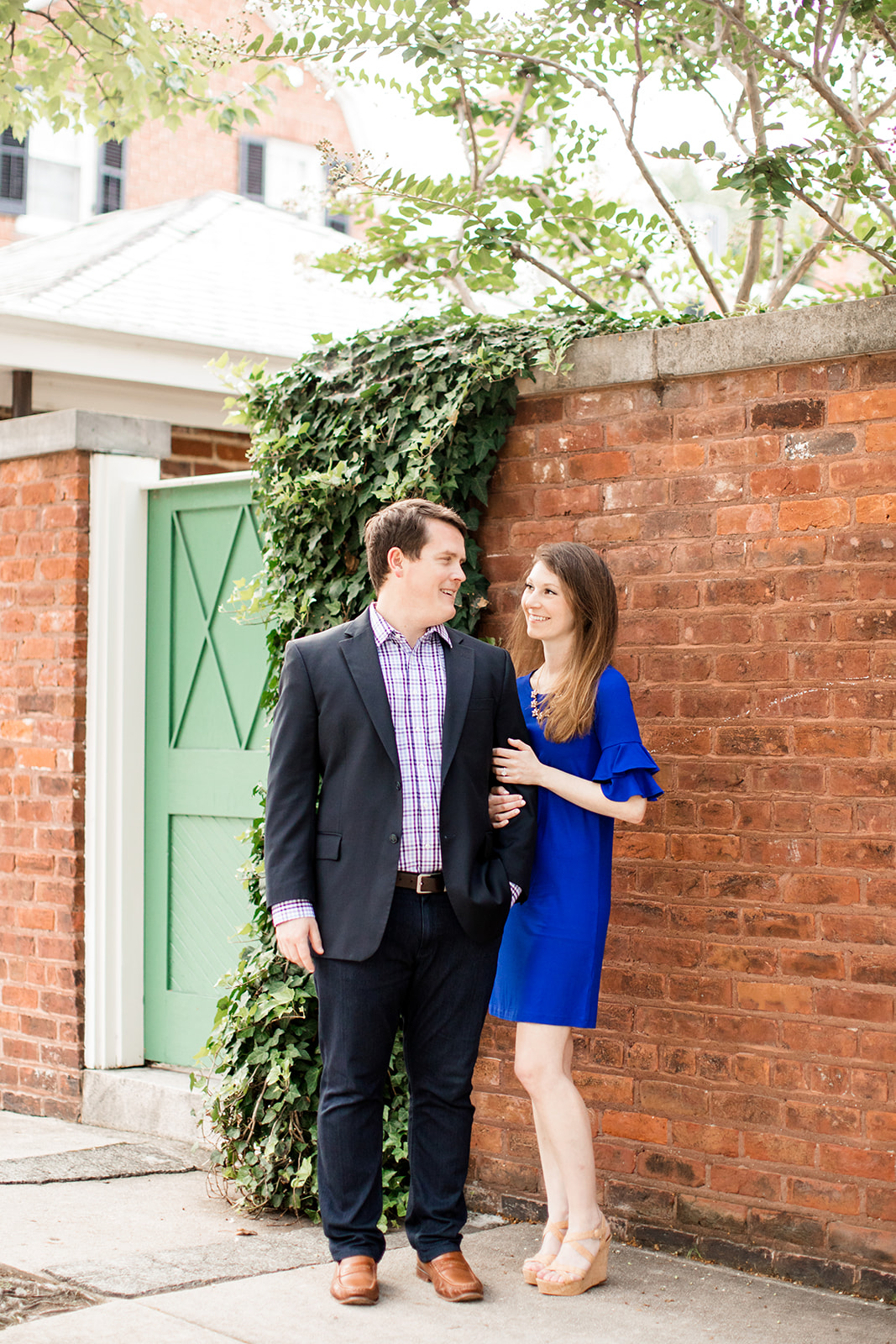 Chris Allies Engagement Photos on Monument Avenue - Image Property of www.j-dphoto.com