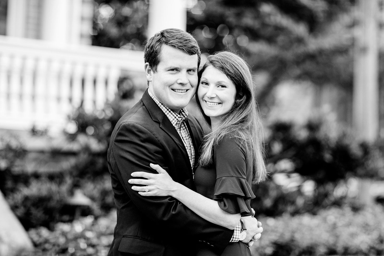 Chris Allies Engagement Photos on Monument Avenue - Image Property of www.j-dphoto.com