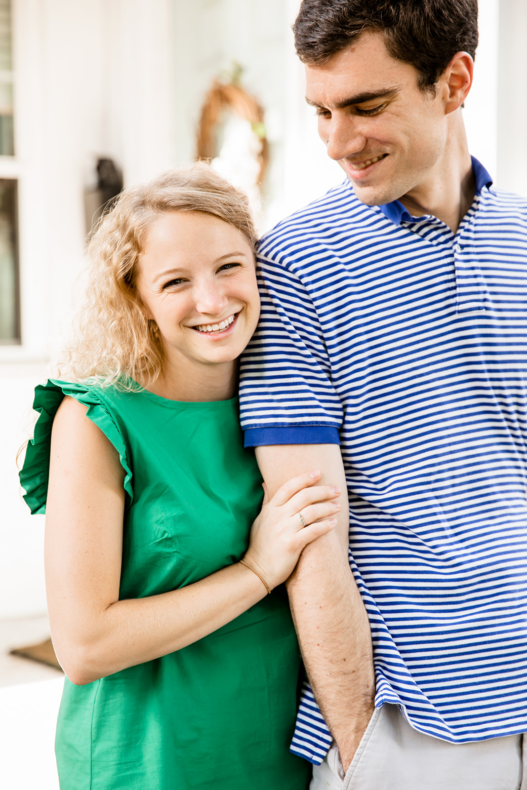 Bailey Treys Fur Baby Filled At Home Engagement Shoot - Image Property of www.j-dphoto.com