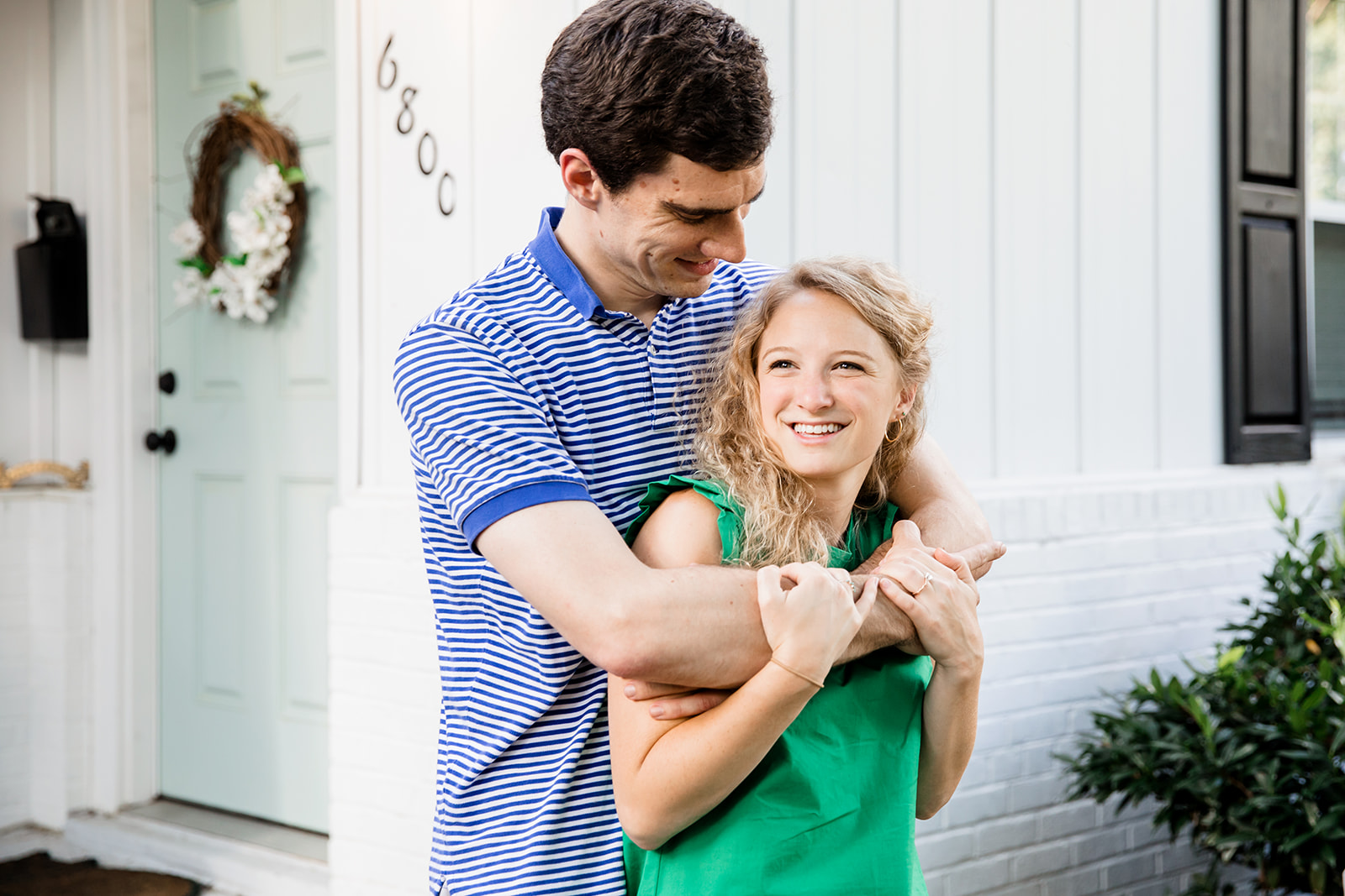 Bailey Treys Fur Baby Filled At Home Engagement Shoot - Image Property of www.j-dphoto.com