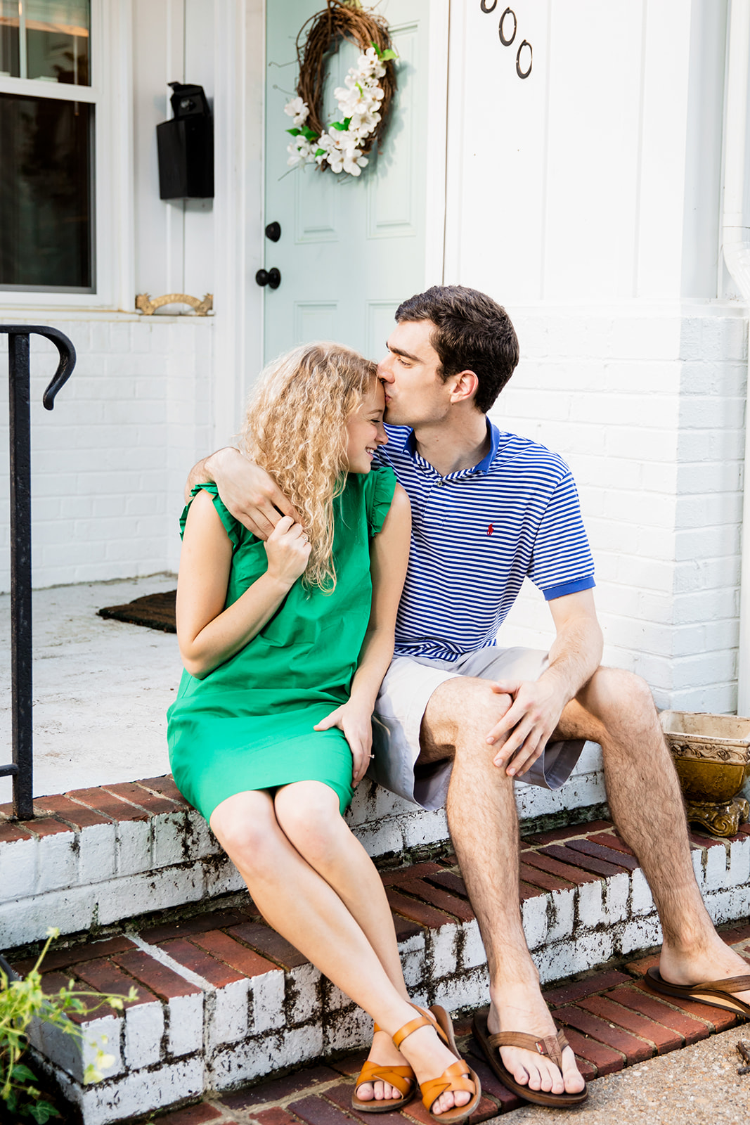 Bailey Treys Fur Baby Filled At Home Engagement Shoot - Image Property of www.j-dphoto.com