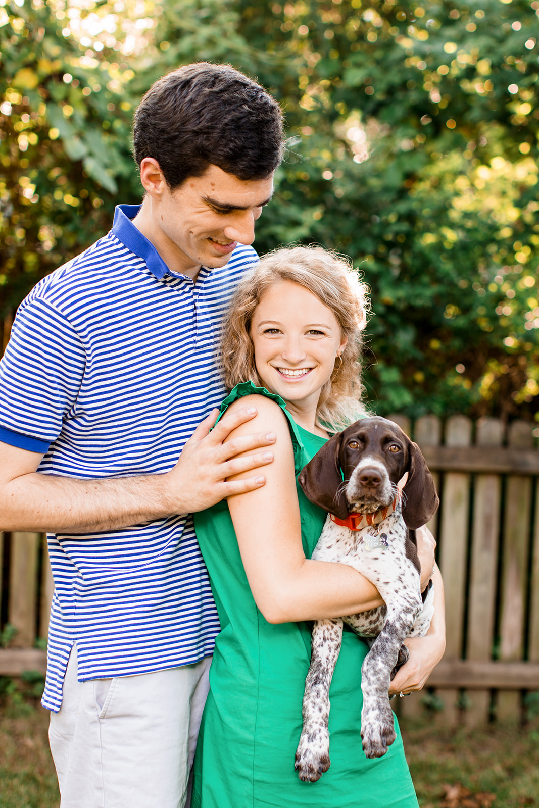 Bailey Treys Fur Baby Filled At Home Engagement Shoot - Image Property of www.j-dphoto.com