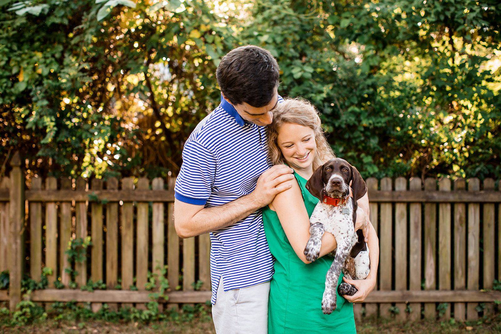 Bailey Treys Fur Baby Filled At Home Engagement Shoot - Image Property of www.j-dphoto.com