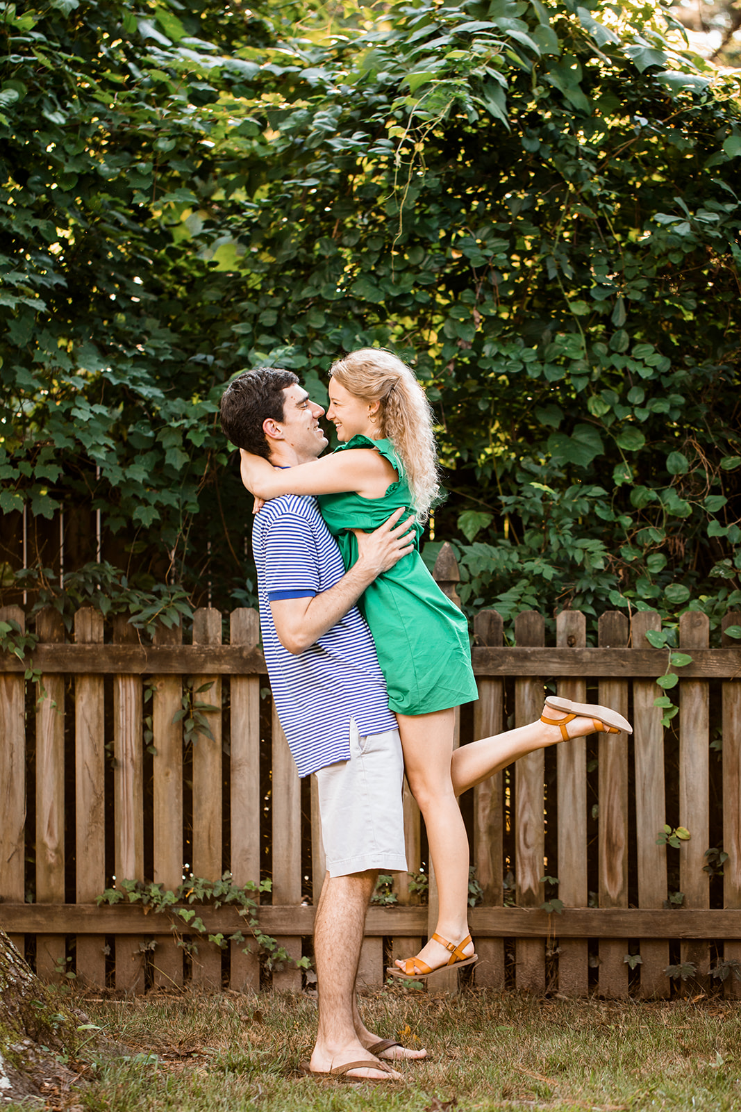 Bailey Treys Fur Baby Filled At Home Engagement Shoot - Image Property of www.j-dphoto.com