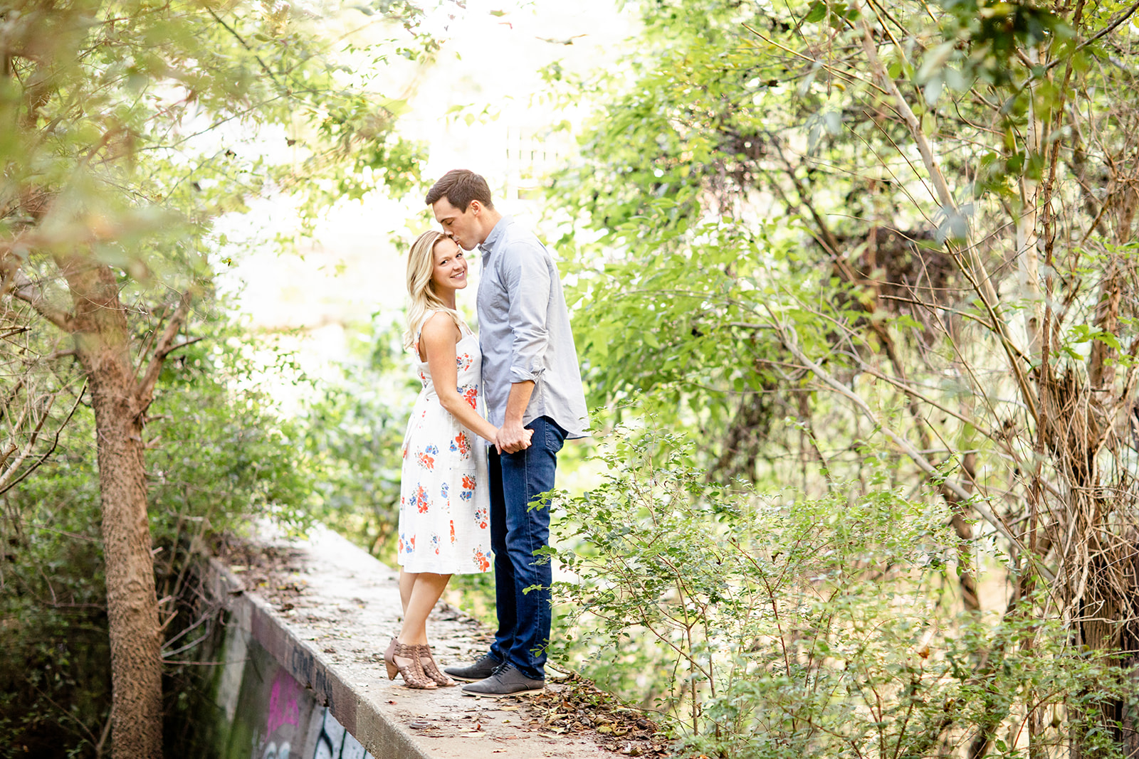 Richmond Virginia Engagement Photo Shoot at Belle Isle James River - Image Property of www.j-dphoto.com