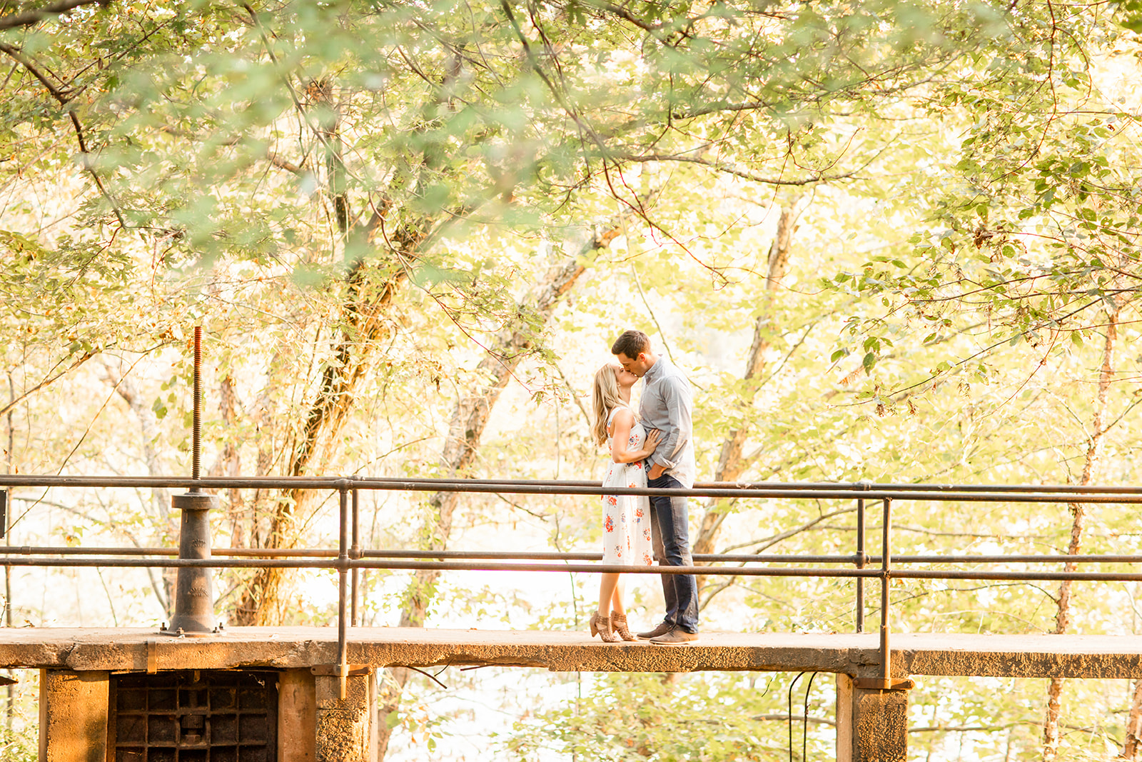 Richmond Virginia Engagement Photo Shoot at Belle Isle James River - Image Property of www.j-dphoto.com
