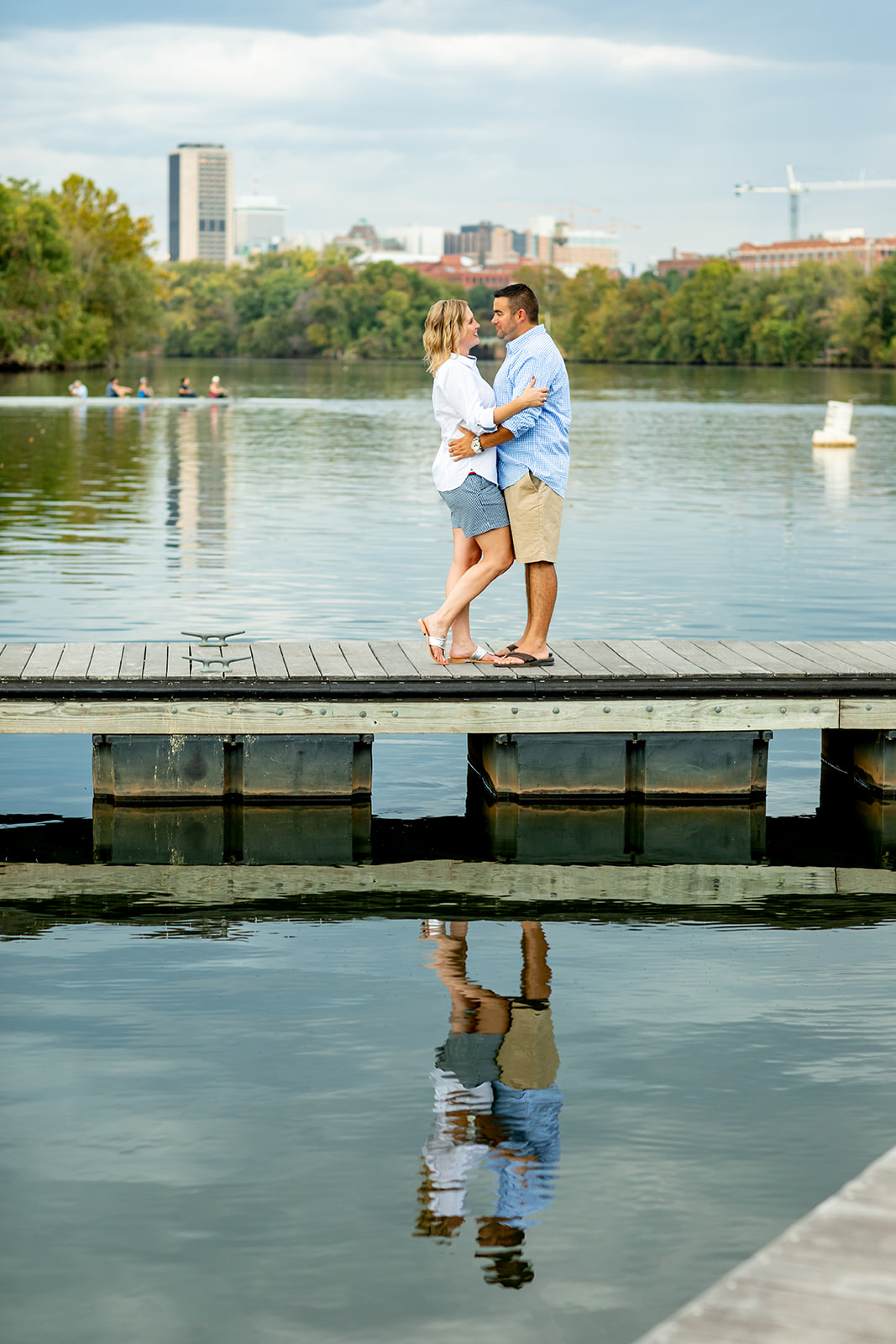 Heather  Kevins Engagement Shoot at The Boathouse at Rocketts Landing - Image Property of www.j-dphoto.com