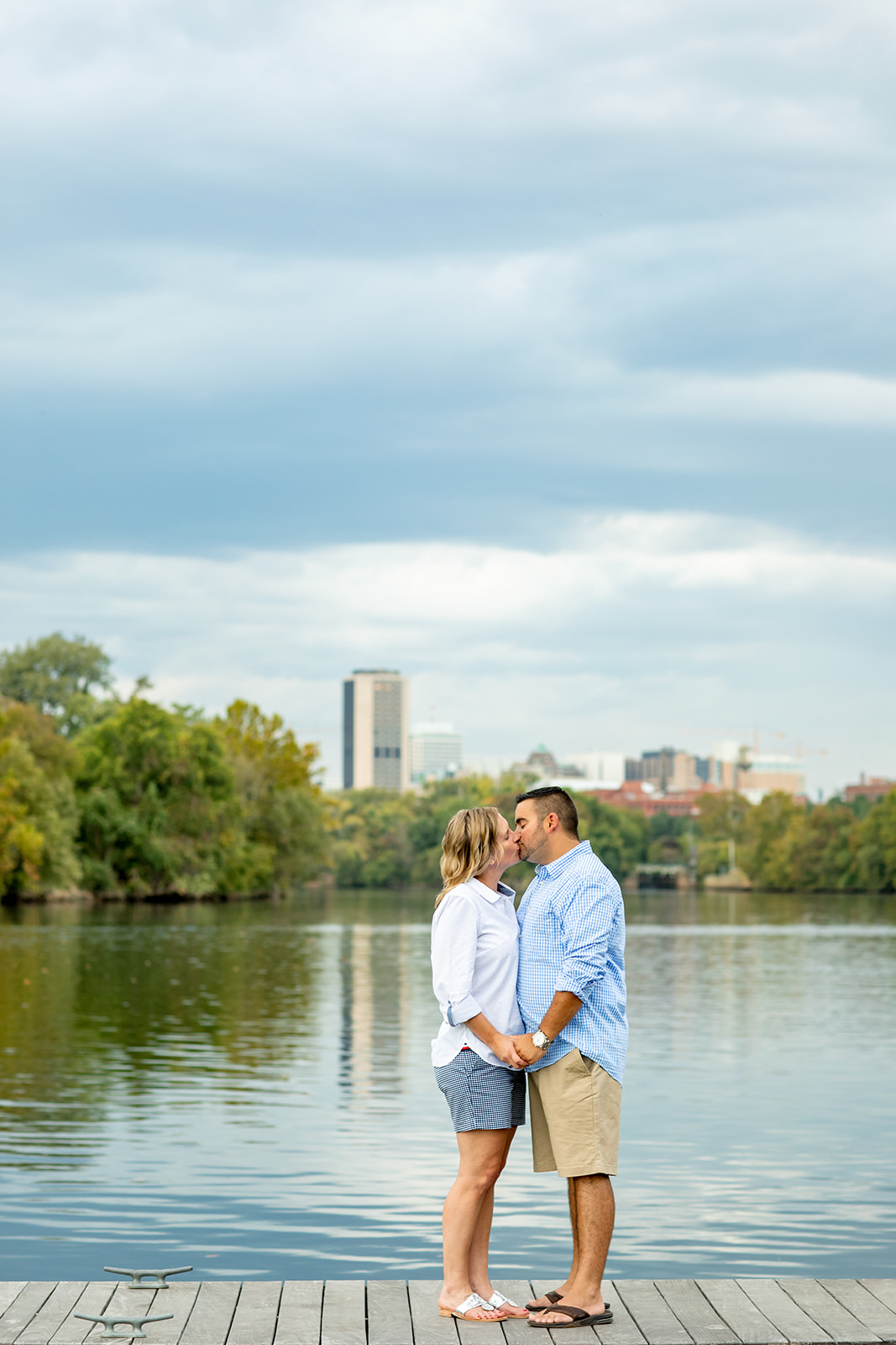 Heather  Kevins Engagement Shoot at The Boathouse at Rocketts Landing - Image Property of www.j-dphoto.com