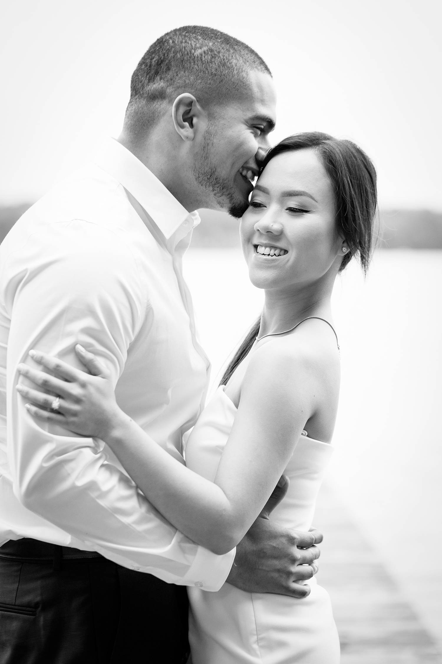 Ha Marios Black and White Engagement Session - Image Property of www.j-dphoto.com