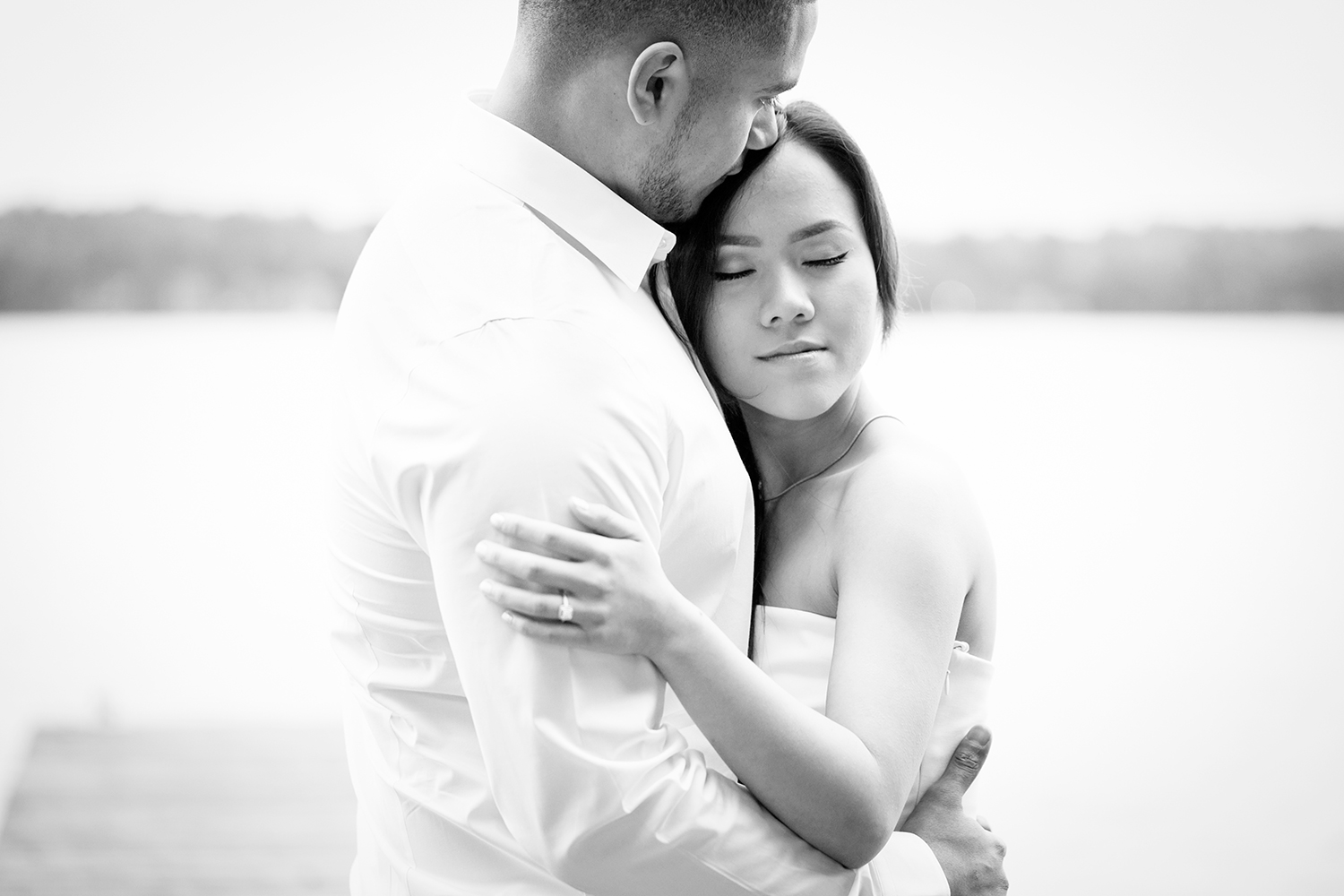 Ha Marios Black and White Engagement Session - Image Property of www.j-dphoto.com