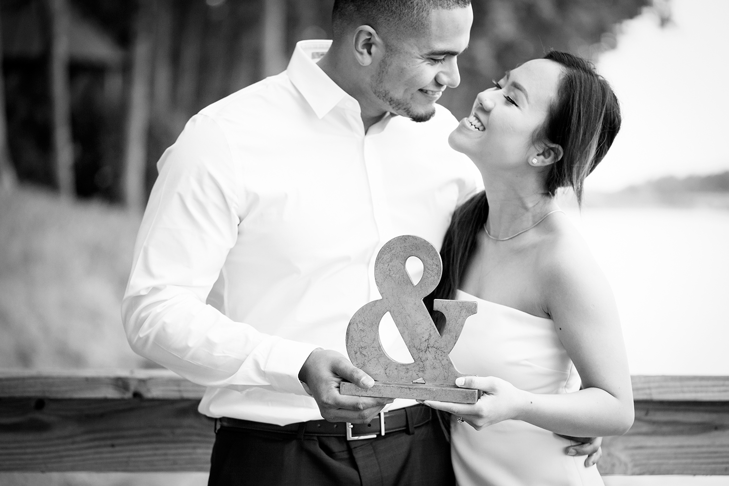 Ha  Marios Black and White Engagement Session - Image Property of www.j-dphoto.com