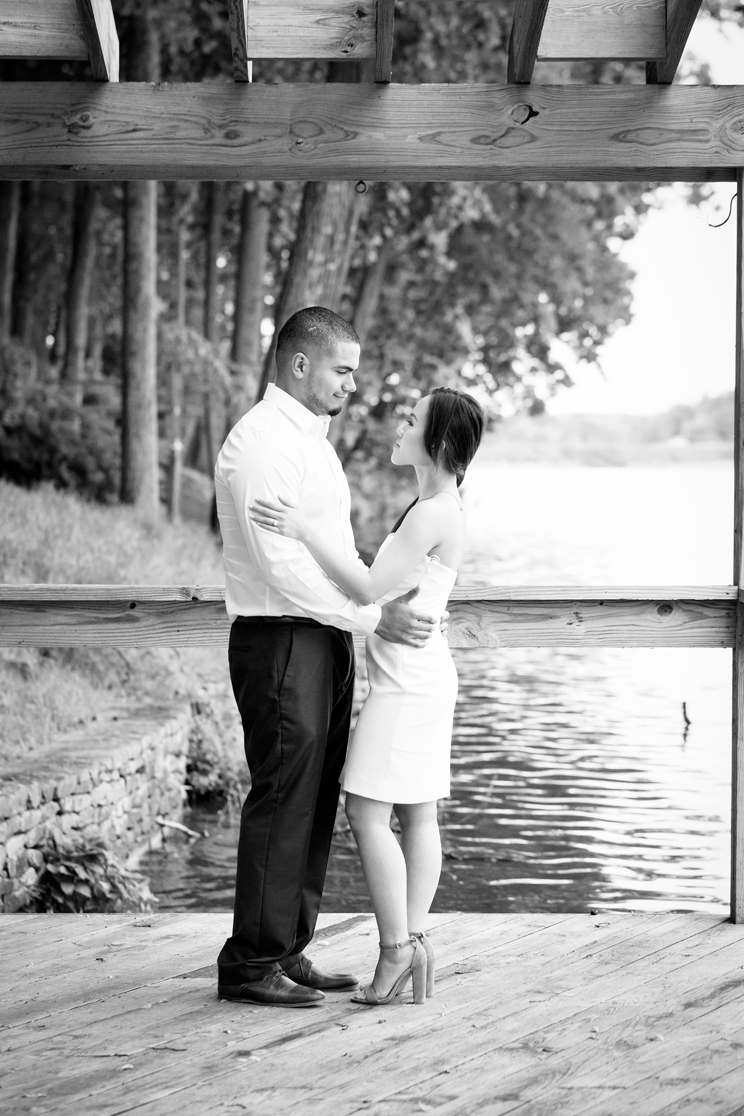 Ha Marios Black and White Engagement Session - Image Property of www.j-dphoto.com