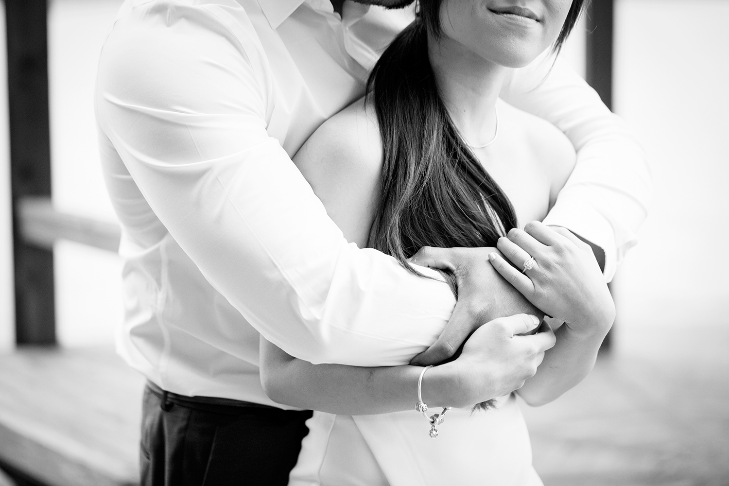 Ha Marios Black and White Engagement Session - Image Property of www.j-dphoto.com
