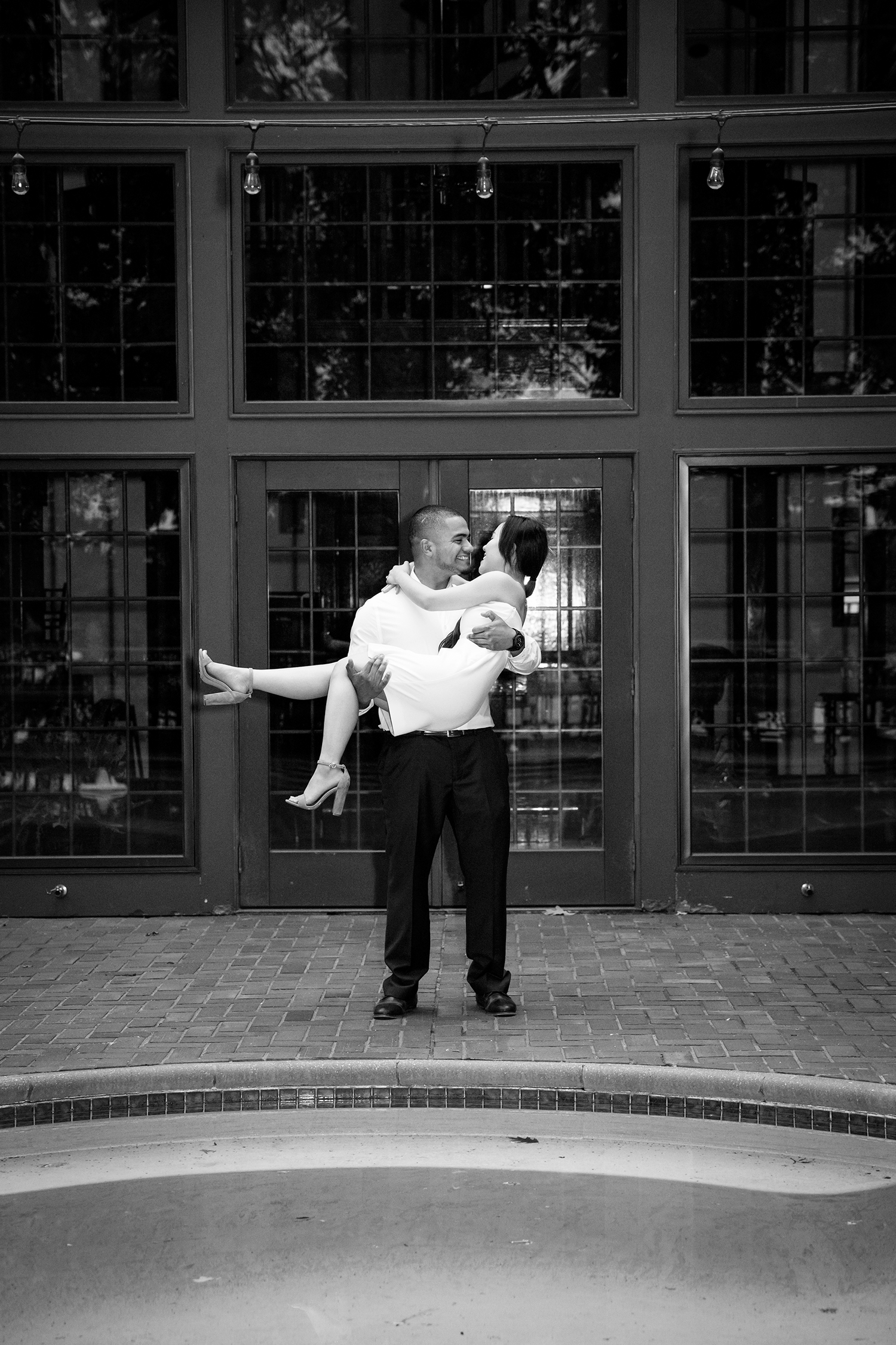 Ha Marios Black and White Engagement Session - Image Property of www.j-dphoto.com
