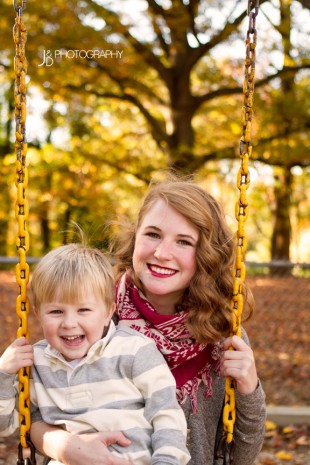 Jackson and Allie Fall Family Portrait Session - Image Property of www.j-dphoto.com