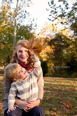 Jackson and Allie Fall Family Portrait Session - Image Property of www.j-dphoto.com