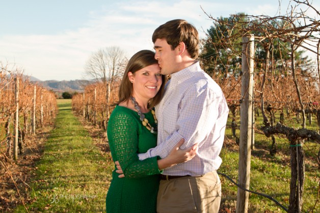 Engagement Session at The Farmhouse at Veritas - Image Property of www.j-dphoto.com