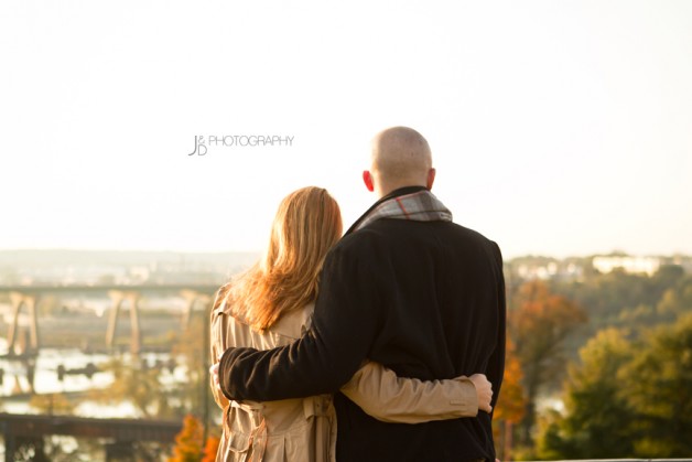 Sunrise Engagement Shoot in RVA - Image Property of www.j-dphoto.com