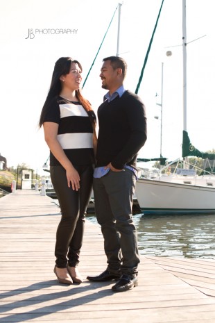 Engagement Photos at The Boathouse at Rocketts Landing - Image Property of www.j-dphoto.com