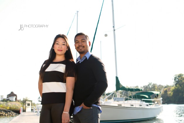 Engagement Photos at The Boathouse at Rocketts Landing - Image Property of www.j-dphoto.com