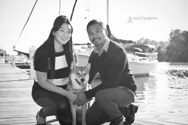Engagement Photos at The Boathouse at Rocketts Landing - Image Property of www.j-dphoto.com