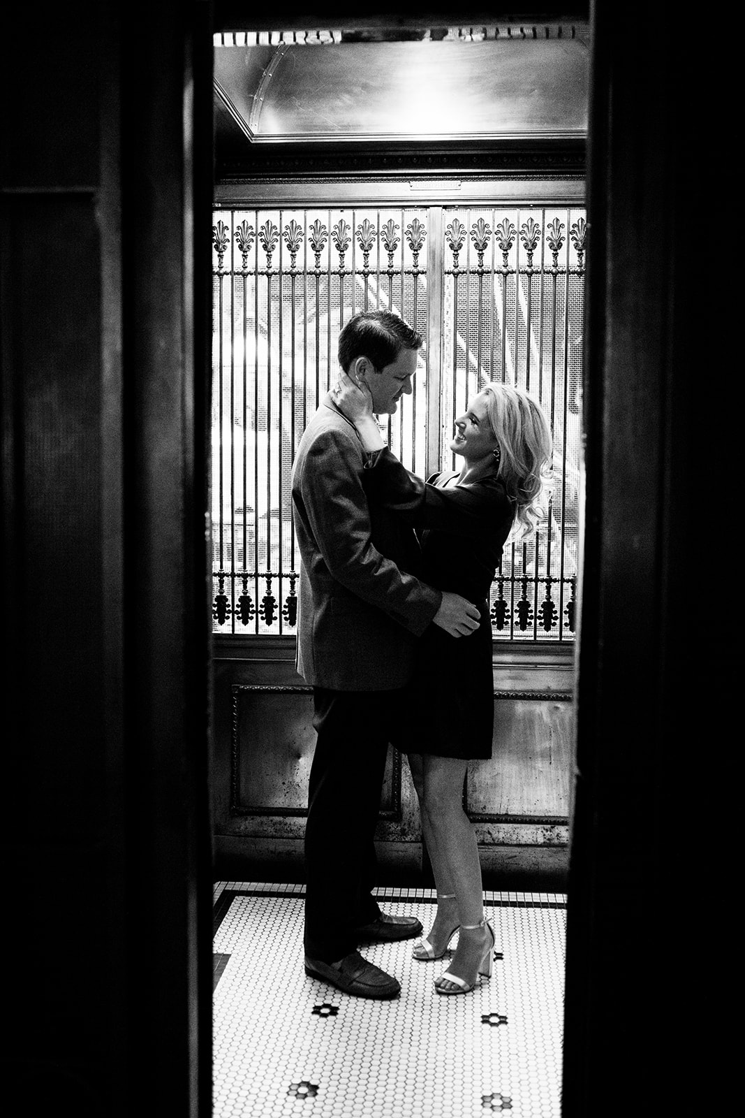 Michelle  Brendans Tobacco Company and Monument Ave Engagement Shoot - Image Property of www.j-dphoto.com