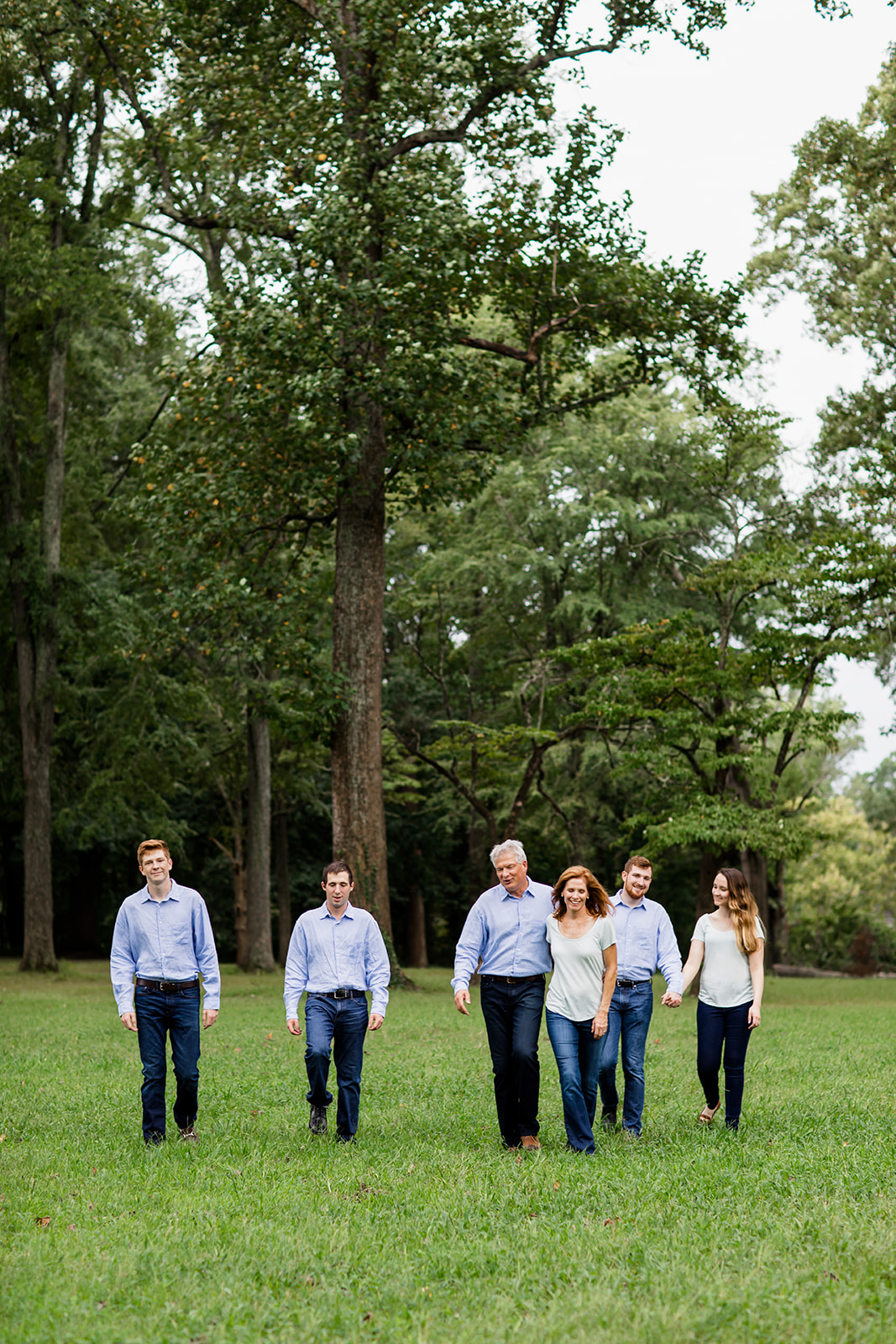 Richmond Virginia Family Photos with Adult Children at Byrd Park - Image Property of www.j-dphoto.com