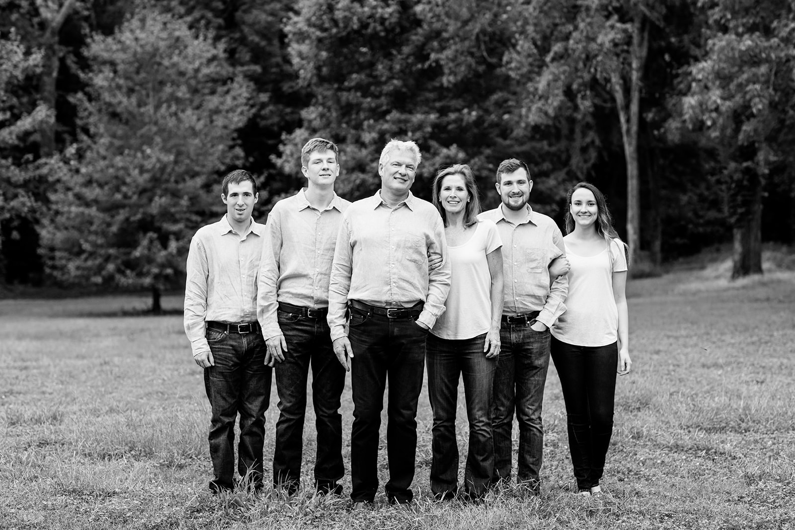 Richmond Virginia Family Photos with Adult Children at Byrd Park - Image Property of www.j-dphoto.com