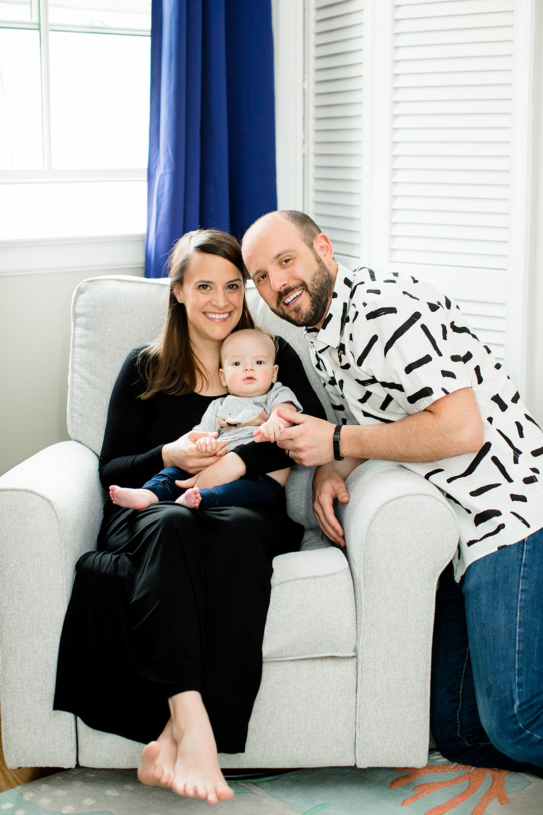 Richmond Va Lifestyle Family Photo Shoot with a Six Month Old - Image Property of www.j-dphoto.com