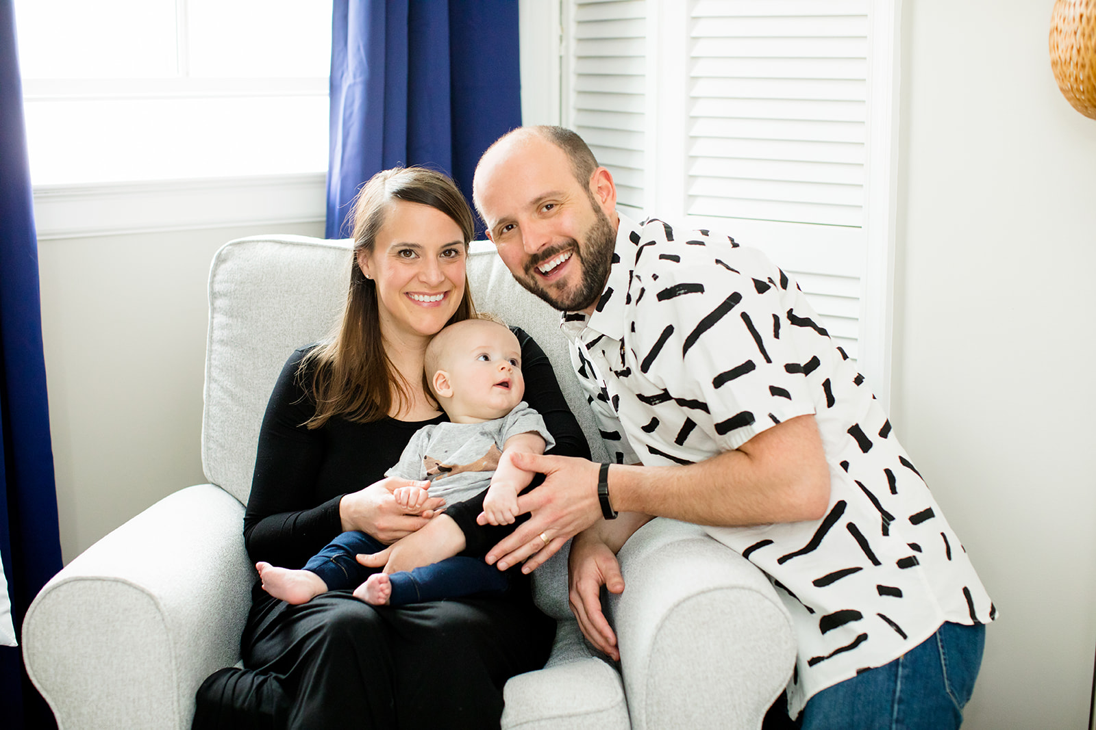 Richmond Va Lifestyle Family Photo Shoot with a Six Month Old - Image Property of www.j-dphoto.com