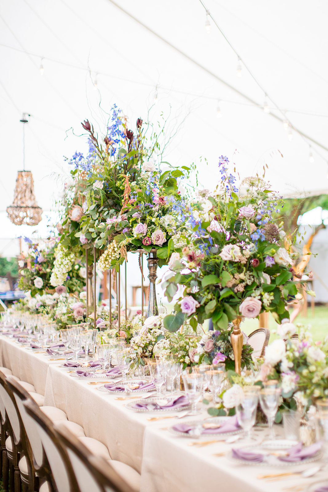 Extravagant Flower Wonderland Rehearsal Dinner - Image Property of www.j-dphoto.com