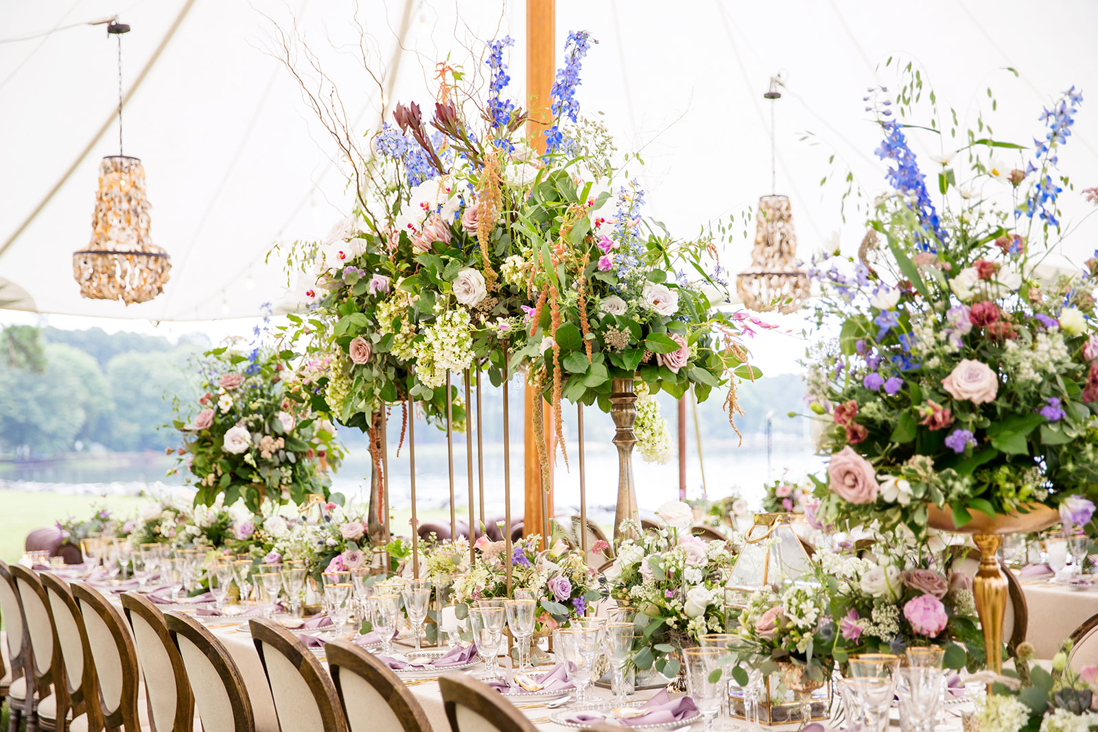 Extravagant Flower Wonderland Rehearsal Dinner - Image Property of www.j-dphoto.com