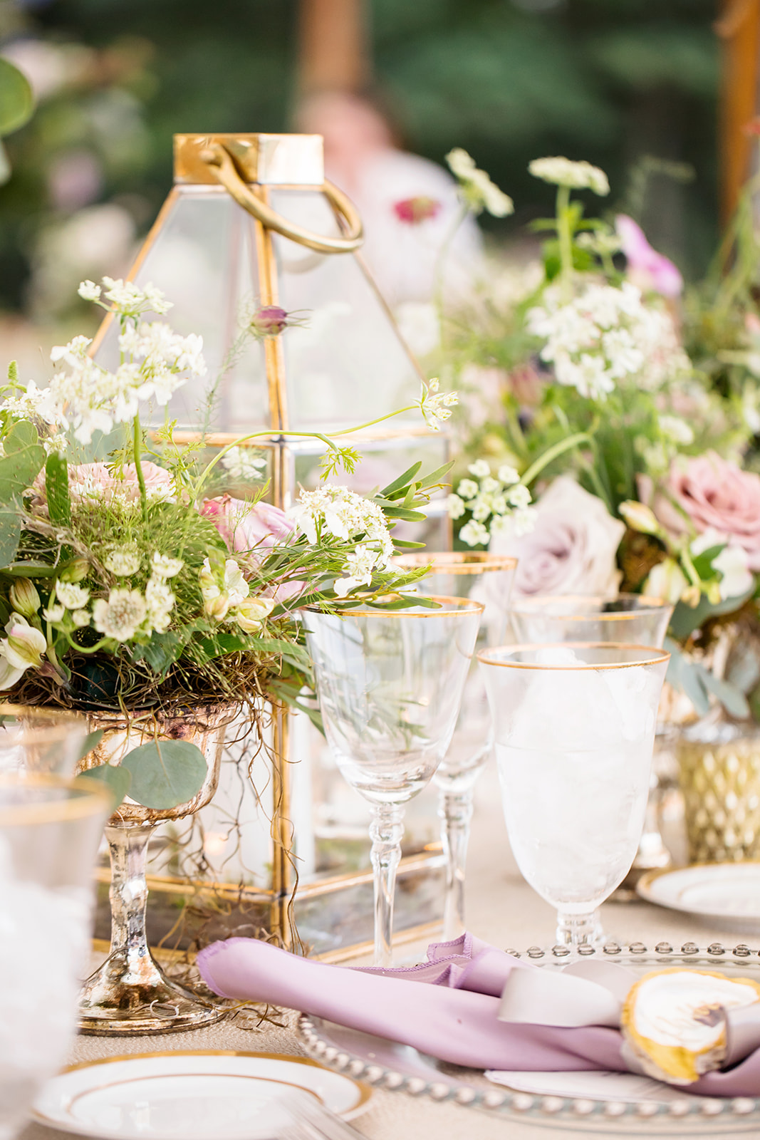 Extravagant Flower Wonderland Rehearsal Dinner - Image Property of www.j-dphoto.com