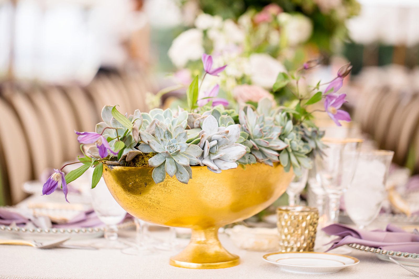 Extravagant Flower Wonderland Rehearsal Dinner - Image Property of www.j-dphoto.com