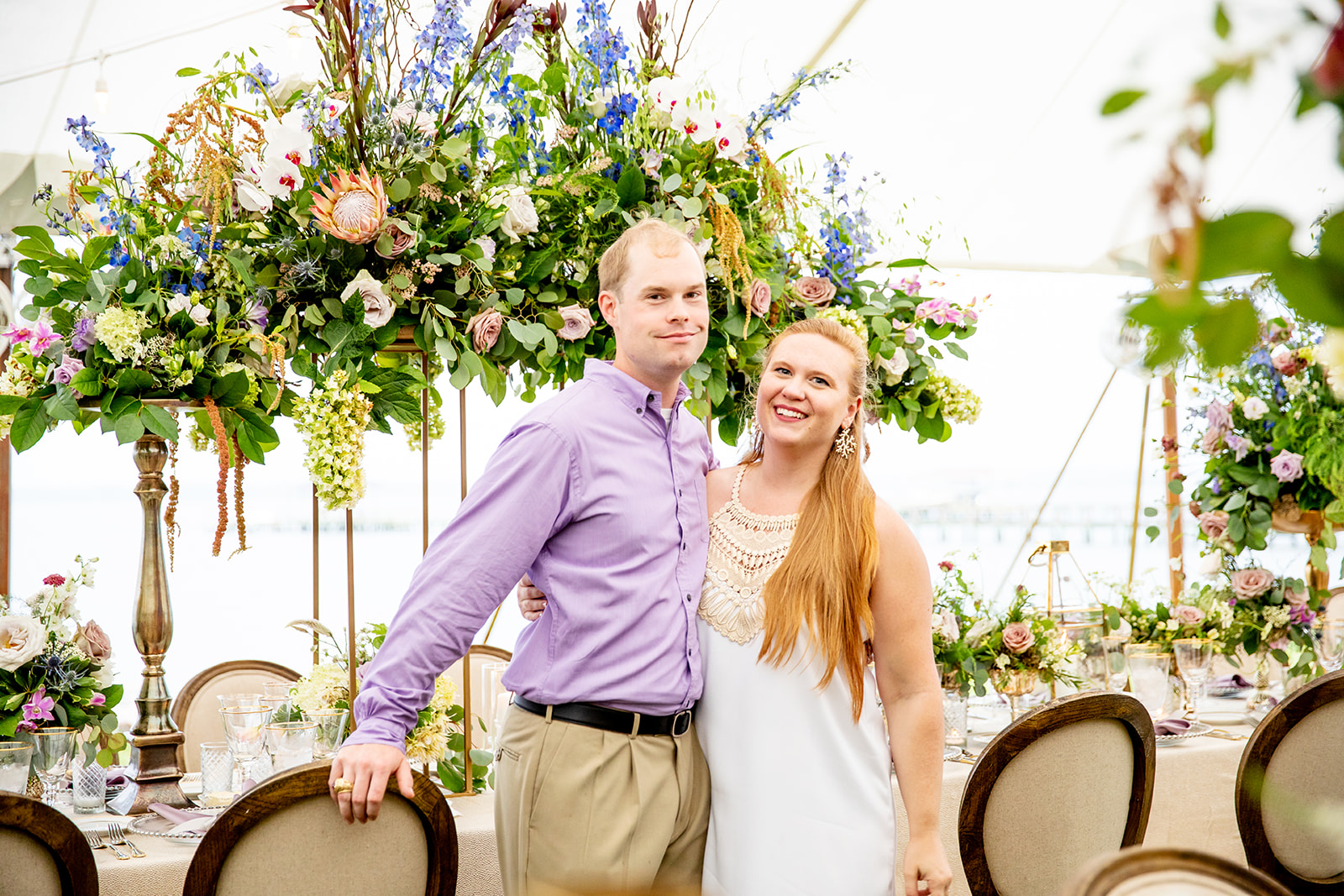 Extravagant Flower Wonderland Rehearsal Dinner - Image Property of www.j-dphoto.com