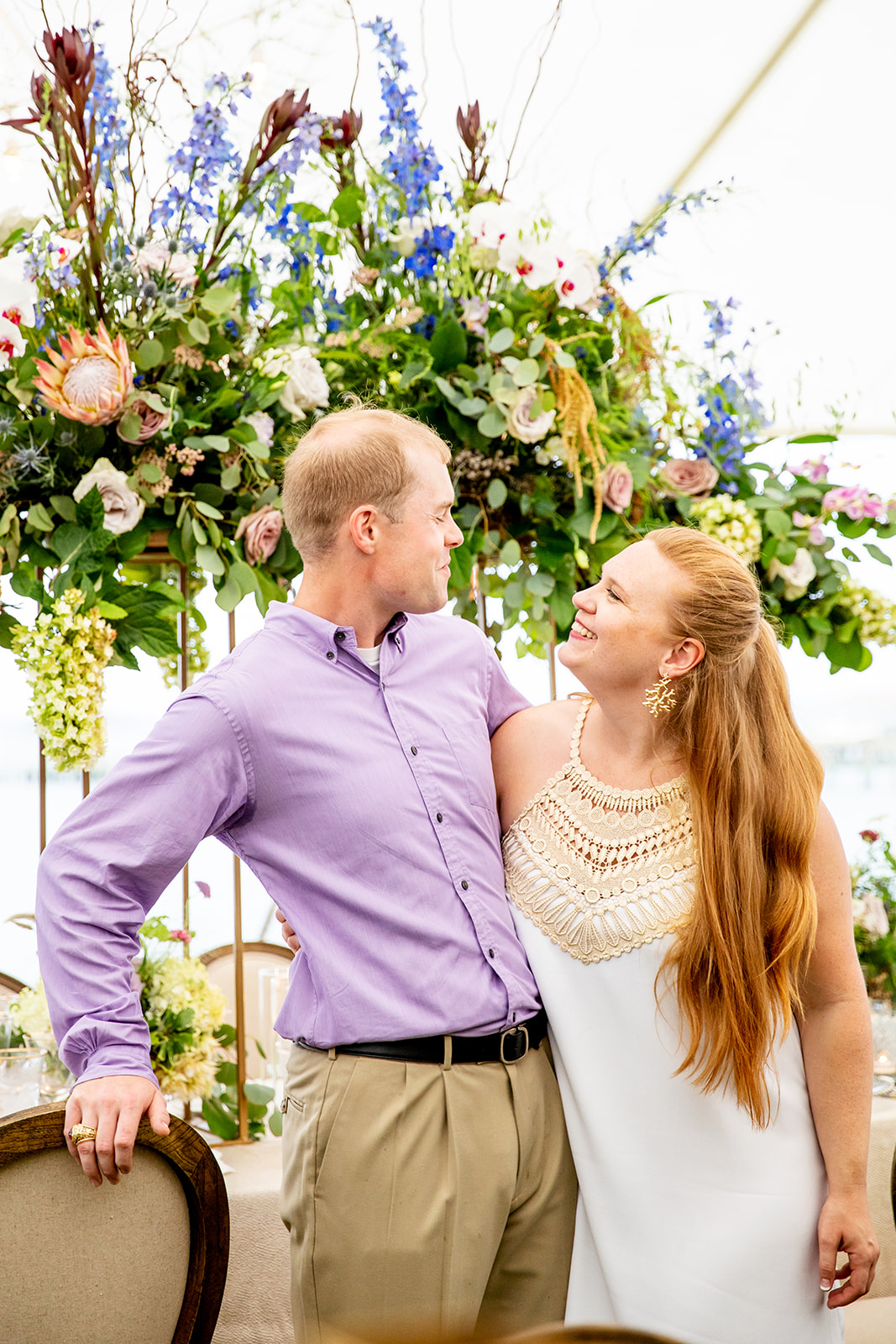 Extravagant Flower Wonderland Rehearsal Dinner - Image Property of www.j-dphoto.com