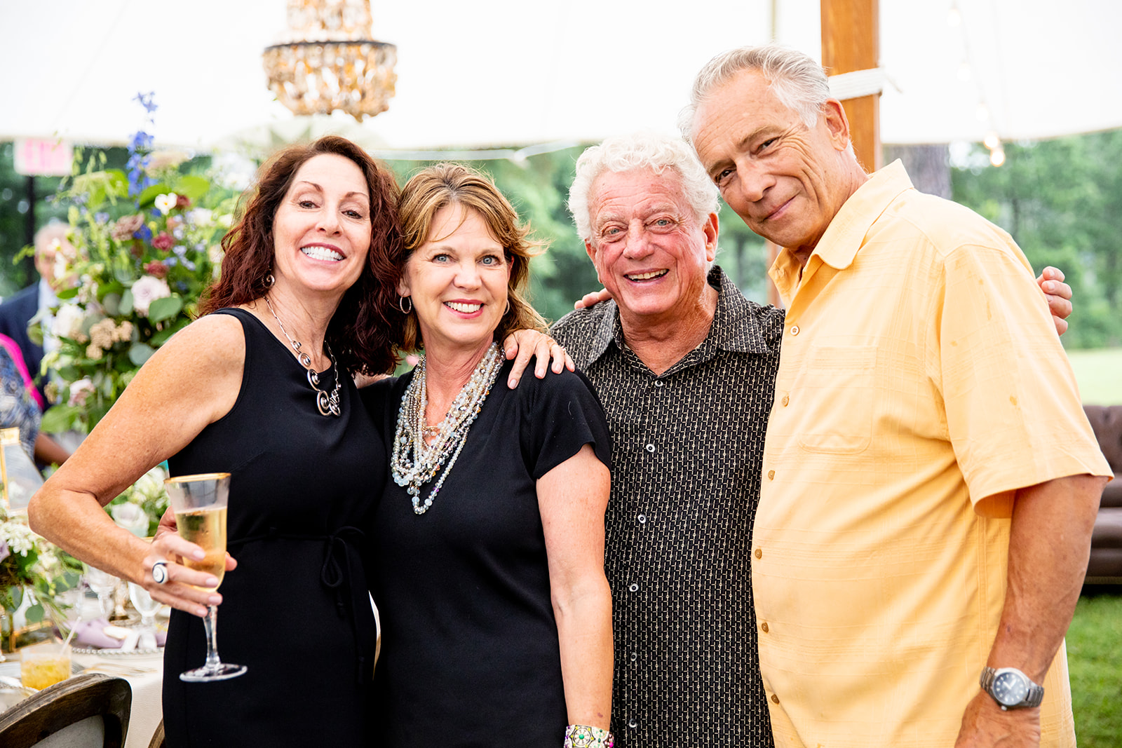 Extravagant Flower Wonderland Rehearsal Dinner - Image Property of www.j-dphoto.com