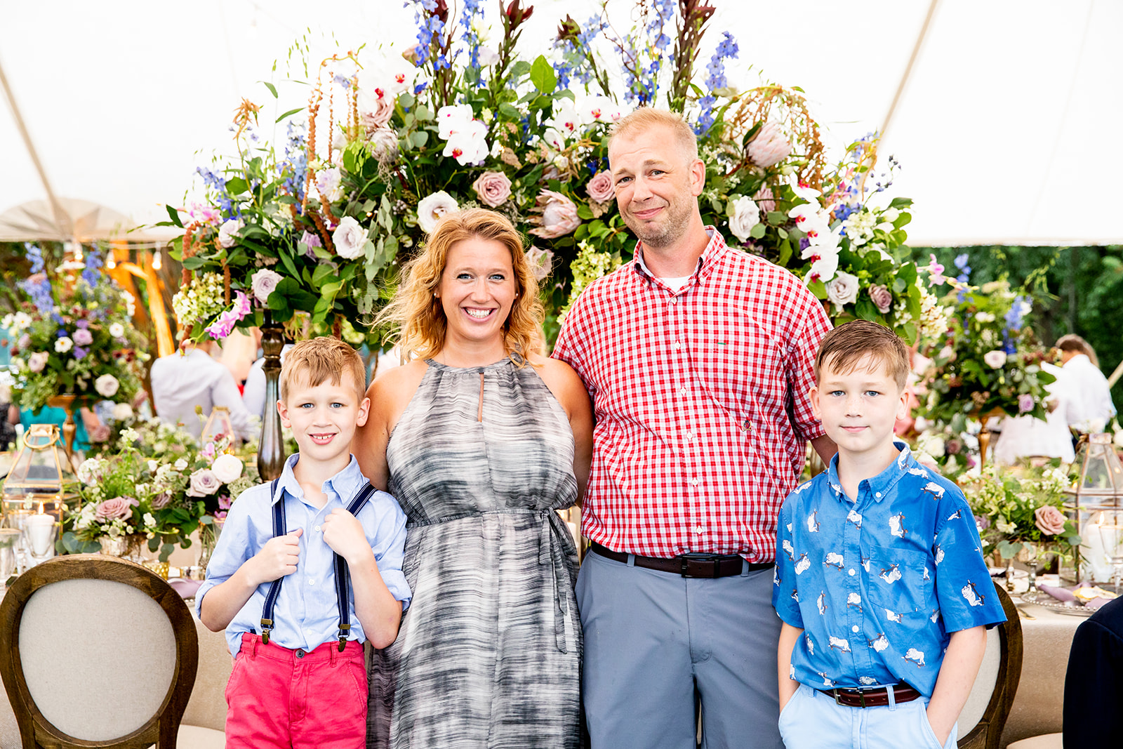 Extravagant Flower Wonderland Rehearsal Dinner - Image Property of www.j-dphoto.com