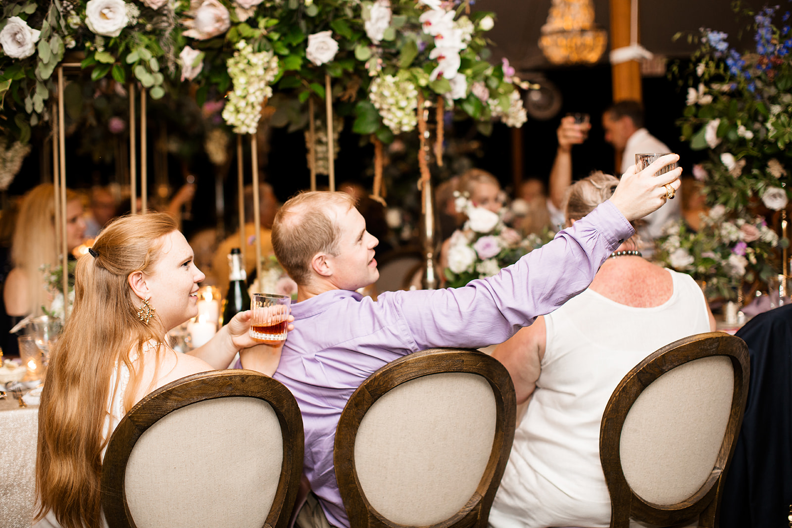 Extravagant Flower Wonderland Rehearsal Dinner - Image Property of www.j-dphoto.com