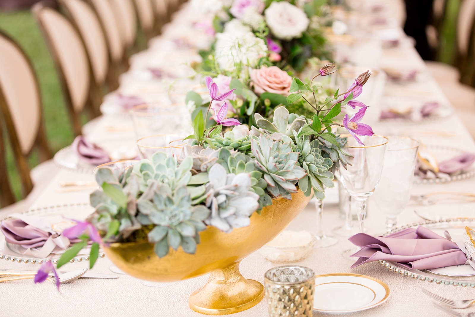 Extravagant Flower Wonderland Rehearsal Dinner - Image Property of www.j-dphoto.com