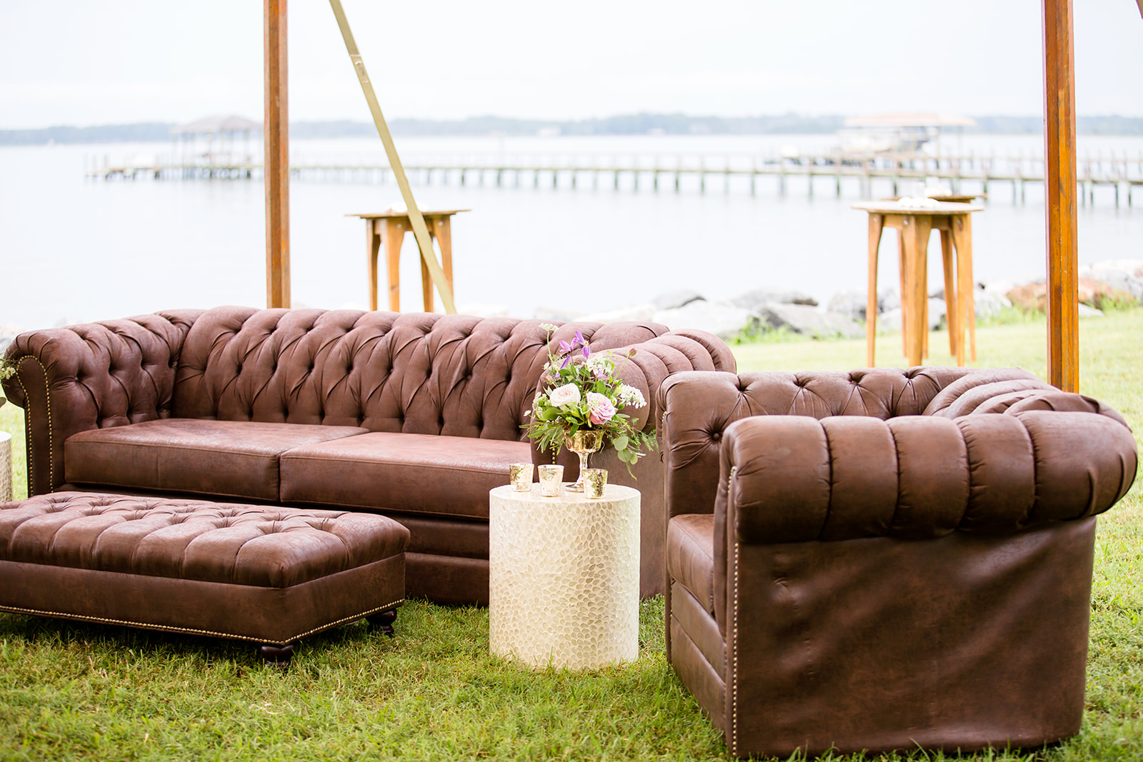 Extravagant Flower Wonderland Rehearsal Dinner - Image Property of www.j-dphoto.com