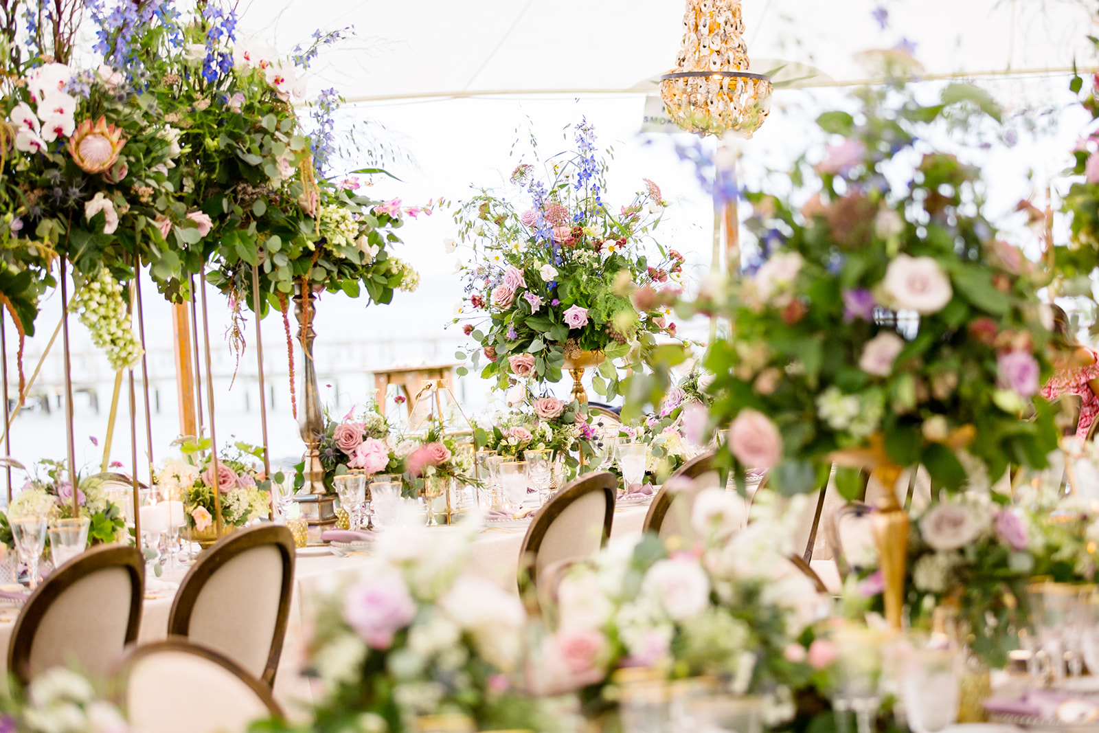 Extravagant Flower Wonderland Rehearsal Dinner - Image Property of www.j-dphoto.com