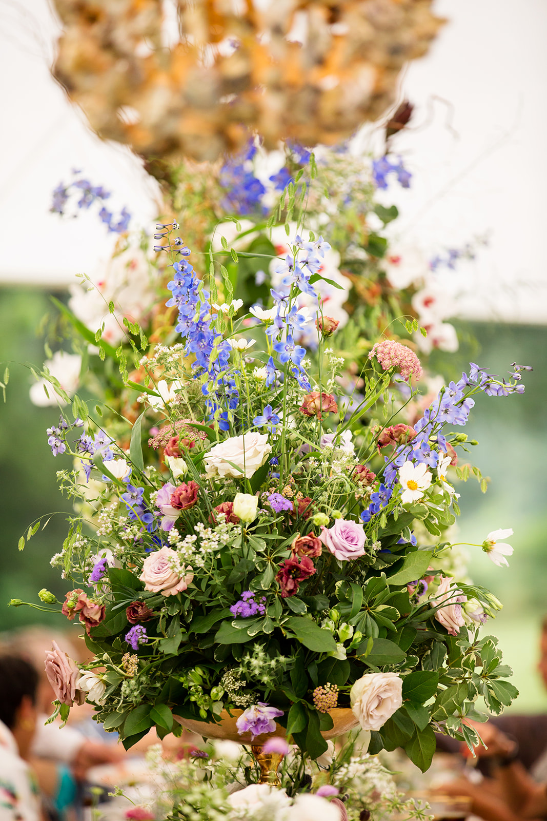 Extravagant Flower Wonderland Rehearsal Dinner - Image Property of www.j-dphoto.com