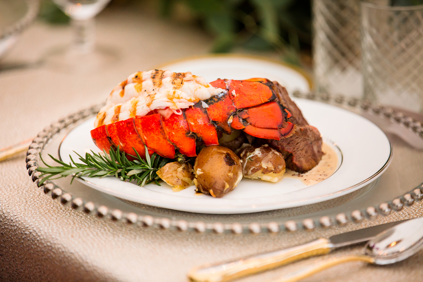 Extravagant Flower Wonderland Rehearsal Dinner - Image Property of www.j-dphoto.com