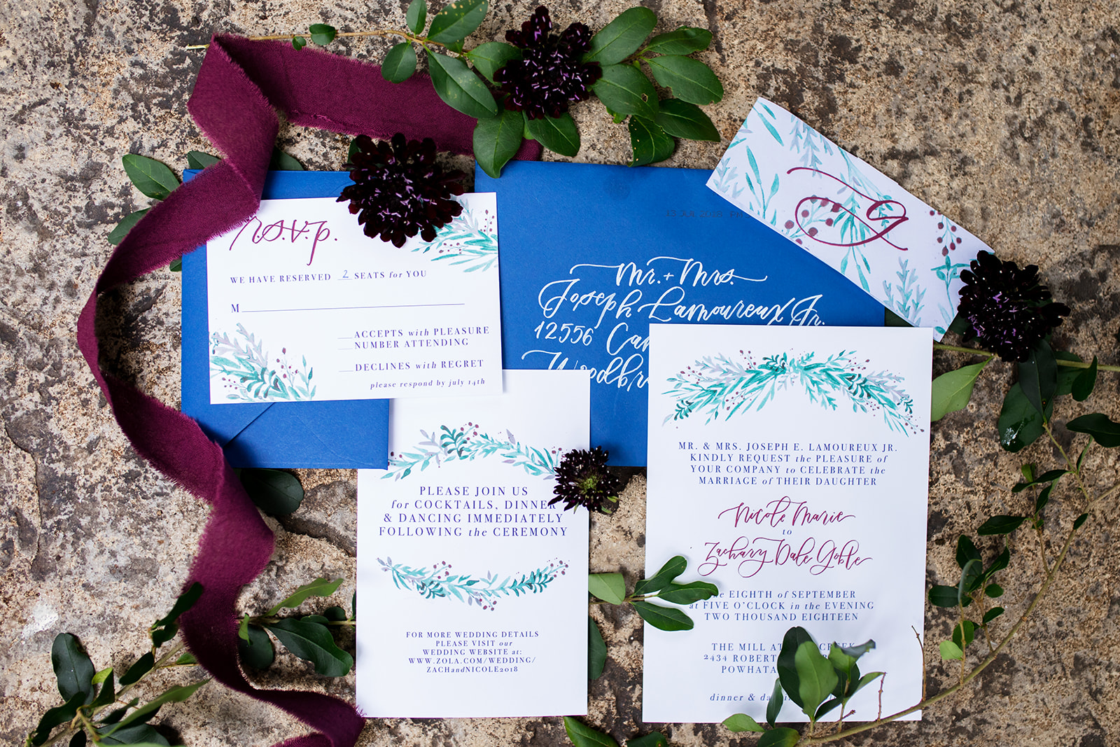 Nicole  Zachs Fall Wedding at The Mill at Fine Creek - Image Property of www.j-dphoto.com