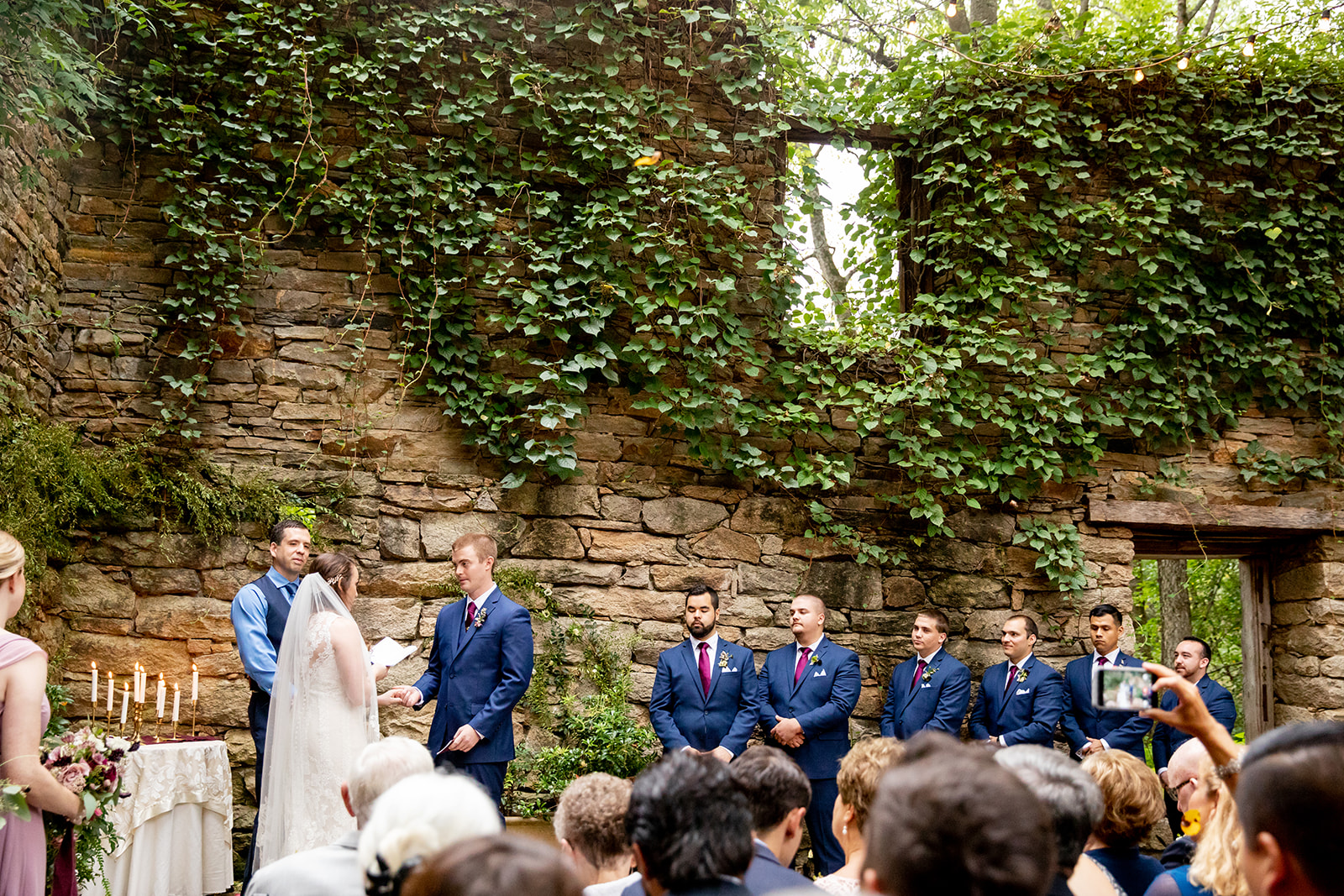 Nicole  Zachs Fall Wedding at The Mill at Fine Creek - Image Property of www.j-dphoto.com