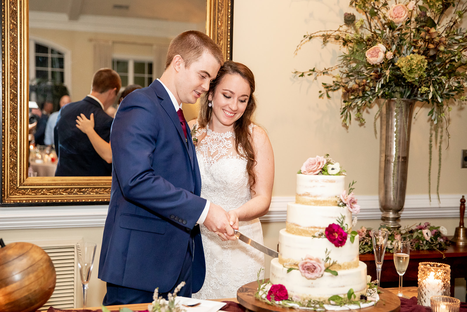 Nicole  Zachs Fall Wedding at The Mill at Fine Creek - Image Property of www.j-dphoto.com