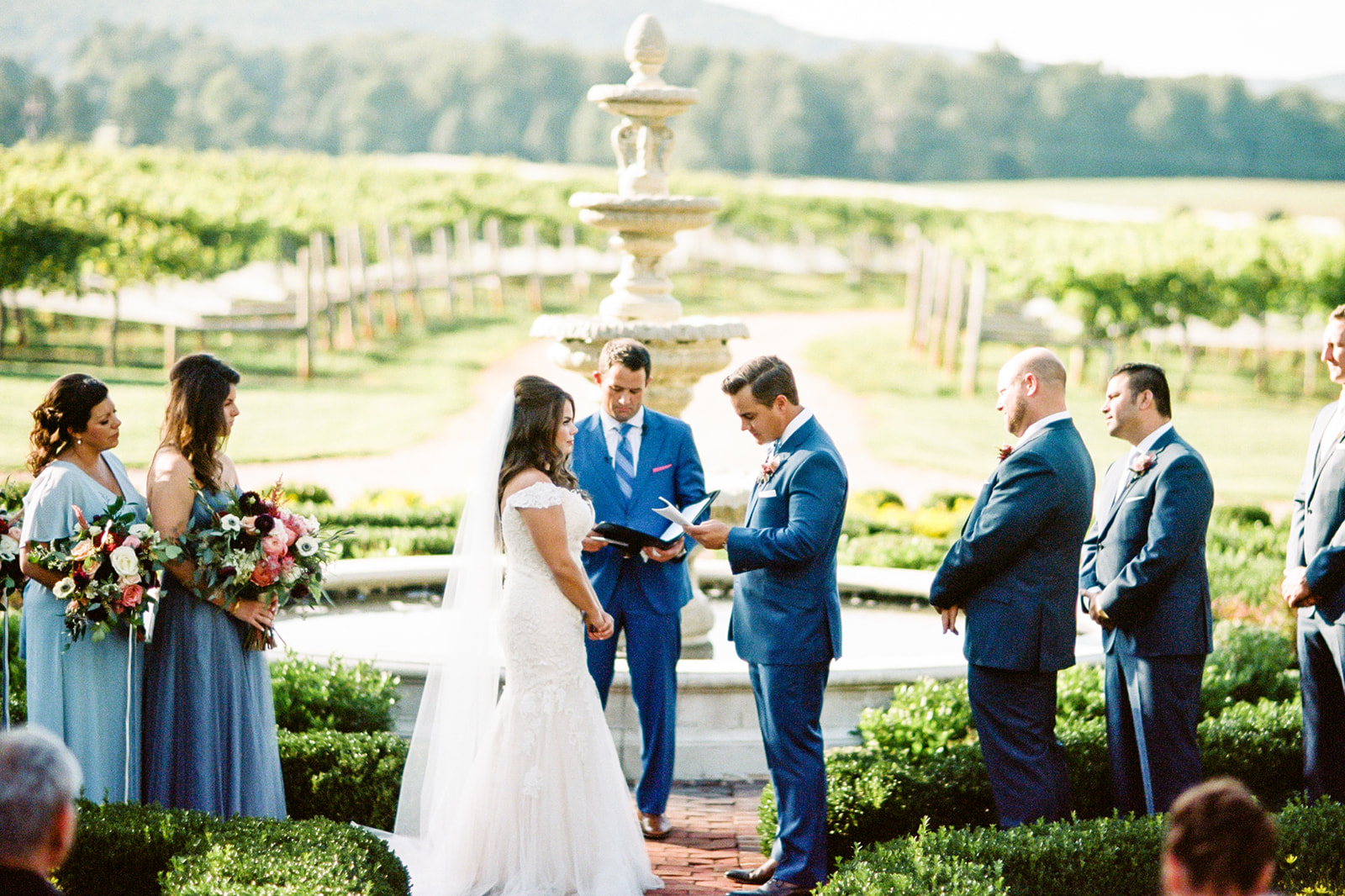 Film Wedding Photographs at Keswick Vineyards - Image Property of www.j-dphoto.com