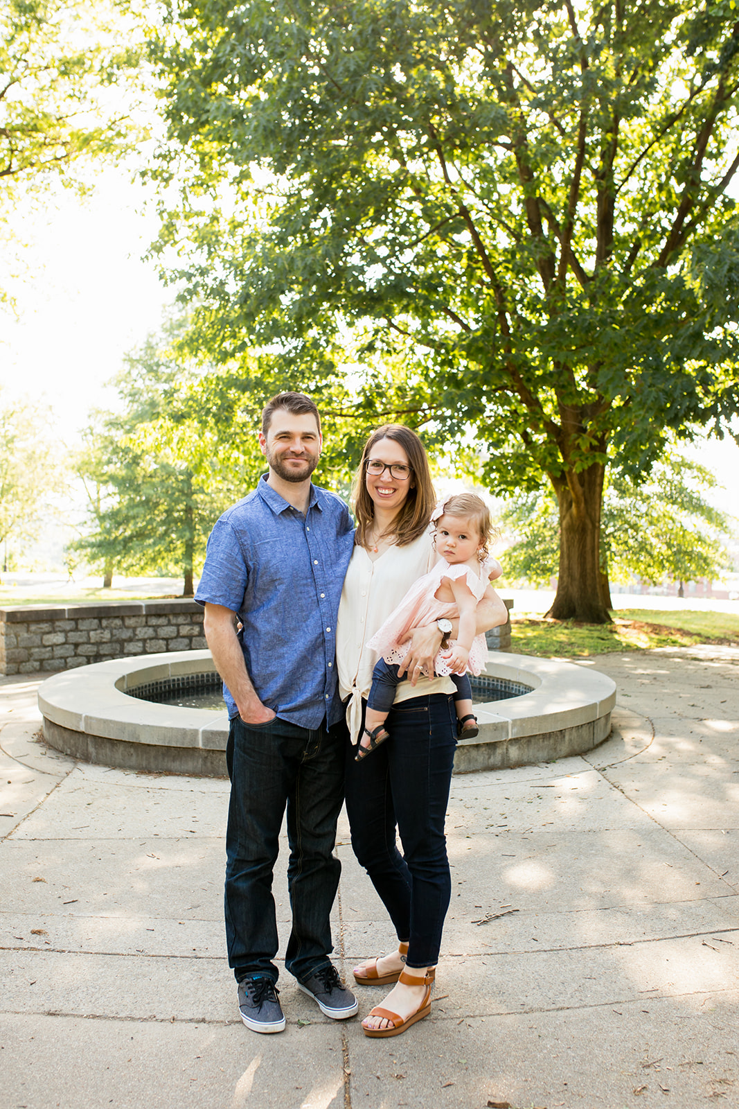 Libby Hill Park Spring One Year Old Family Photos - Image Property of www.j-dphoto.com